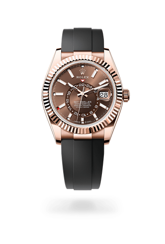 rolex Sky-Dweller in 18 ct Everose gold, M336235-0002 - Maison Birks