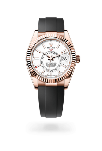 rolex Sky-Dweller in 18 ct Everose gold, M336235-0003 - Maison Birks