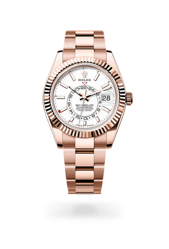 rolex Sky-Dweller in 18 ct Everose gold, M336935-0003 - Maison Birks