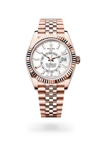 rolex Sky-Dweller in 18 ct Everose gold, M336935-0007 - Maison Birks