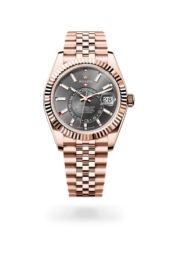 rolex Sky-Dweller in 18 ct Everose gold, M336935-0008 - Maison Birks