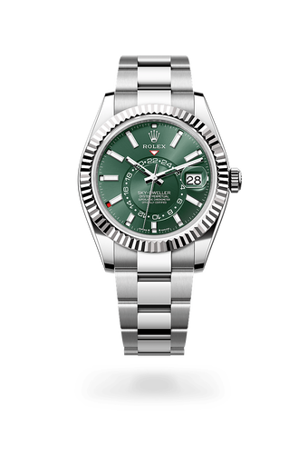 rolex Sky-Dweller in White Rolesor, M336934-0001- Maison Birks