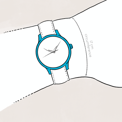 Wrist small dimension 17 cm circumference